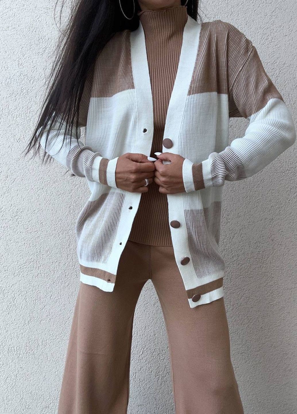 Костюм (кардиган, топ, брюки) No Brand (364666636)