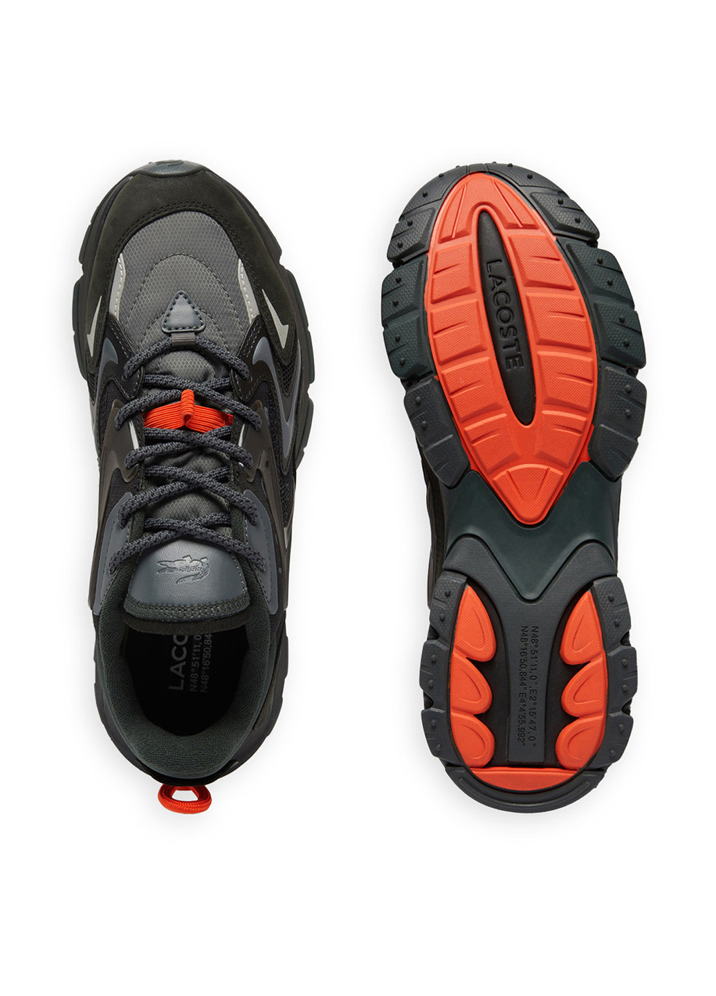 Чорні Осінні кросівки Lacoste