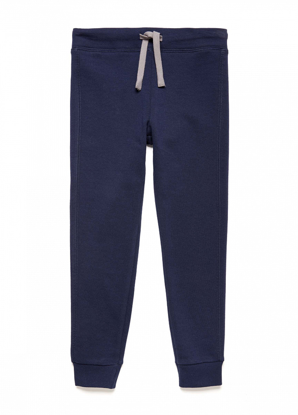 Темно-синие кэжуал демисезонные брюки зауженные United Colors of Benetton