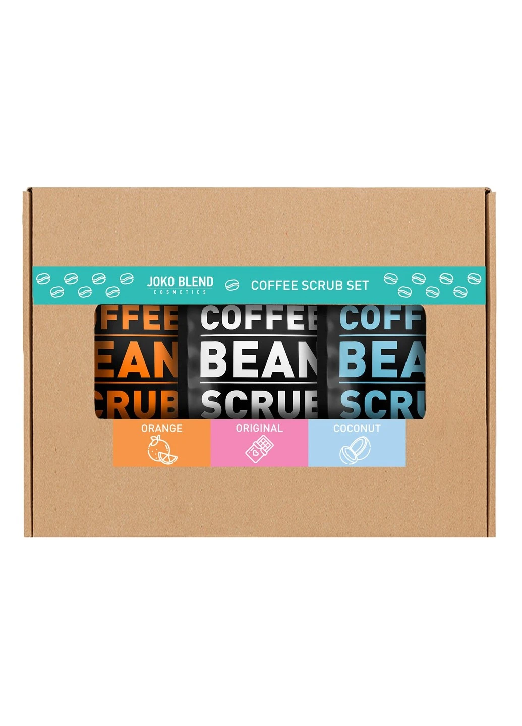 Набор Coffee Body Scrub Set of 3 Joko Blend (252906106)