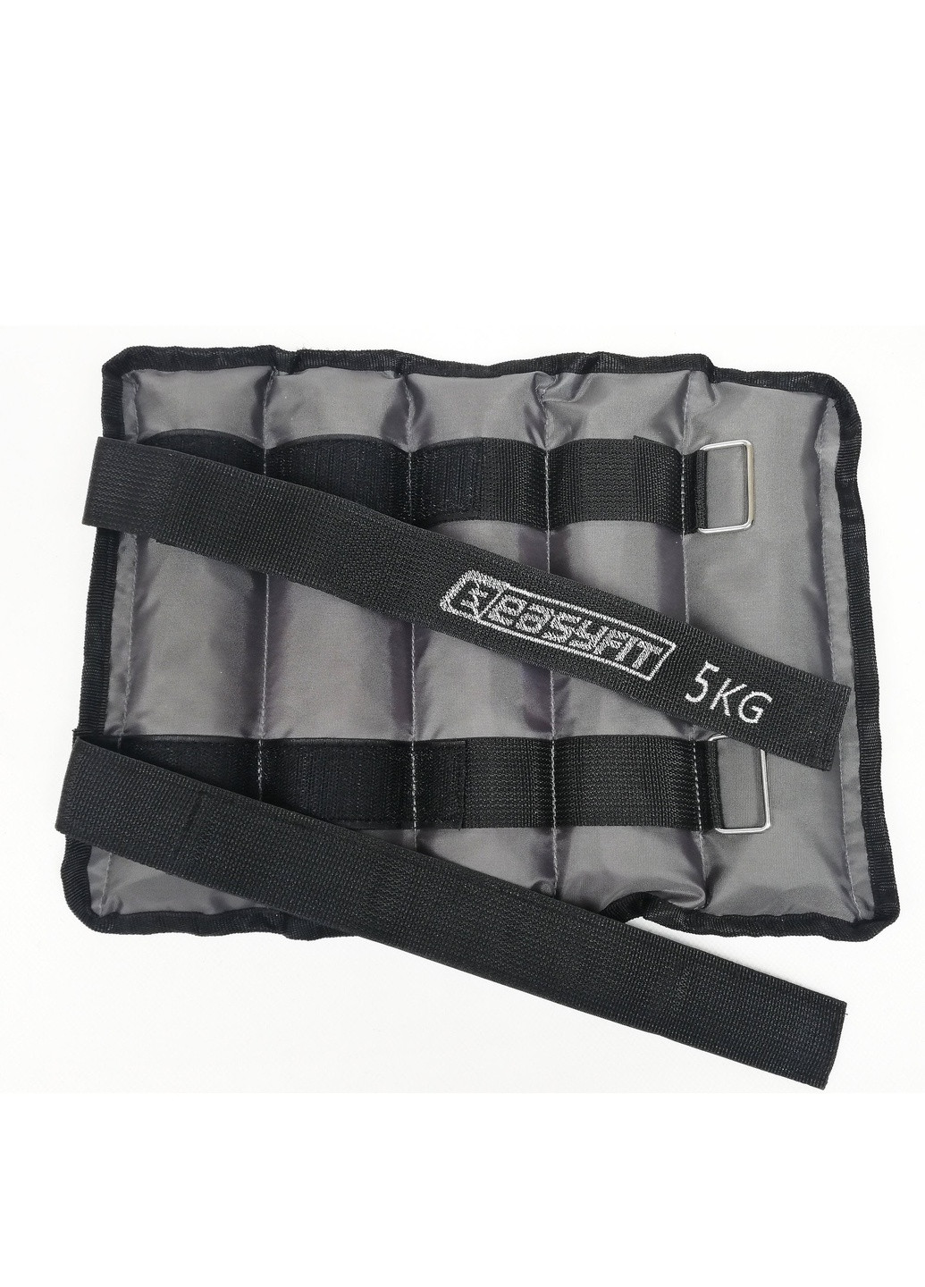 Обтяжувачі Metal 2 шт по 5 кг з фіксованою вагою (манжети для рук і ніг з металевим наповнювачем) EF-WA-5 EasyFit (240690965)