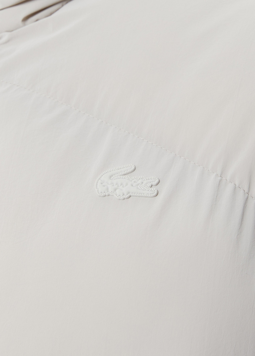 Светло-серая демисезонная куртка Lacoste