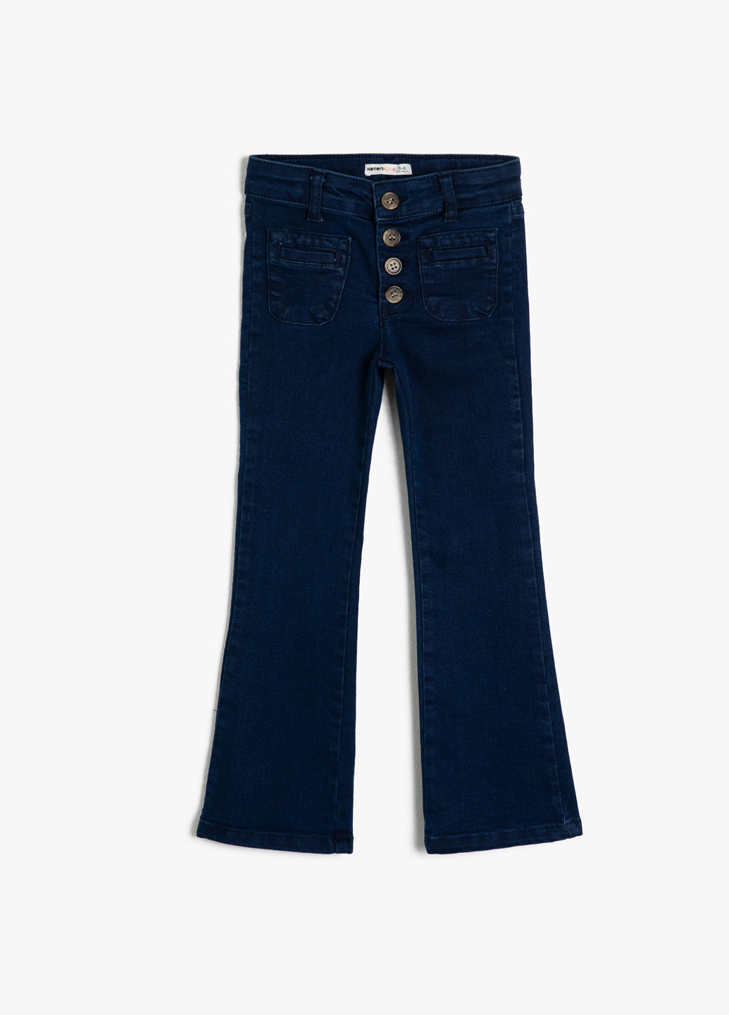 Темно-синие демисезонные клеш джинсы KOTON