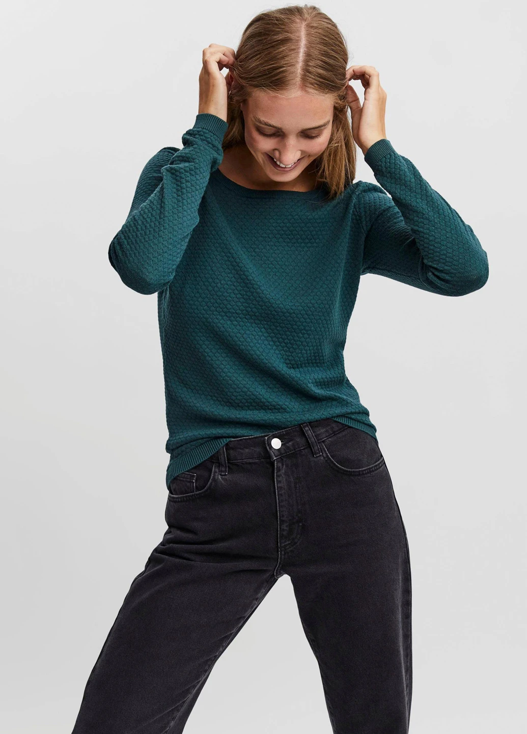 Зелений демісезонний светр Vero Moda