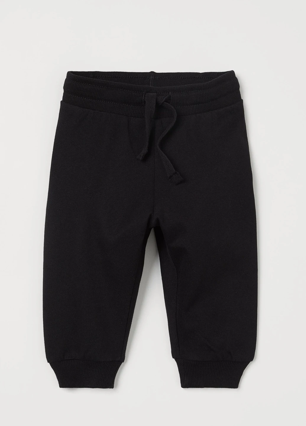 Черные кэжуал демисезонные брюки H&M