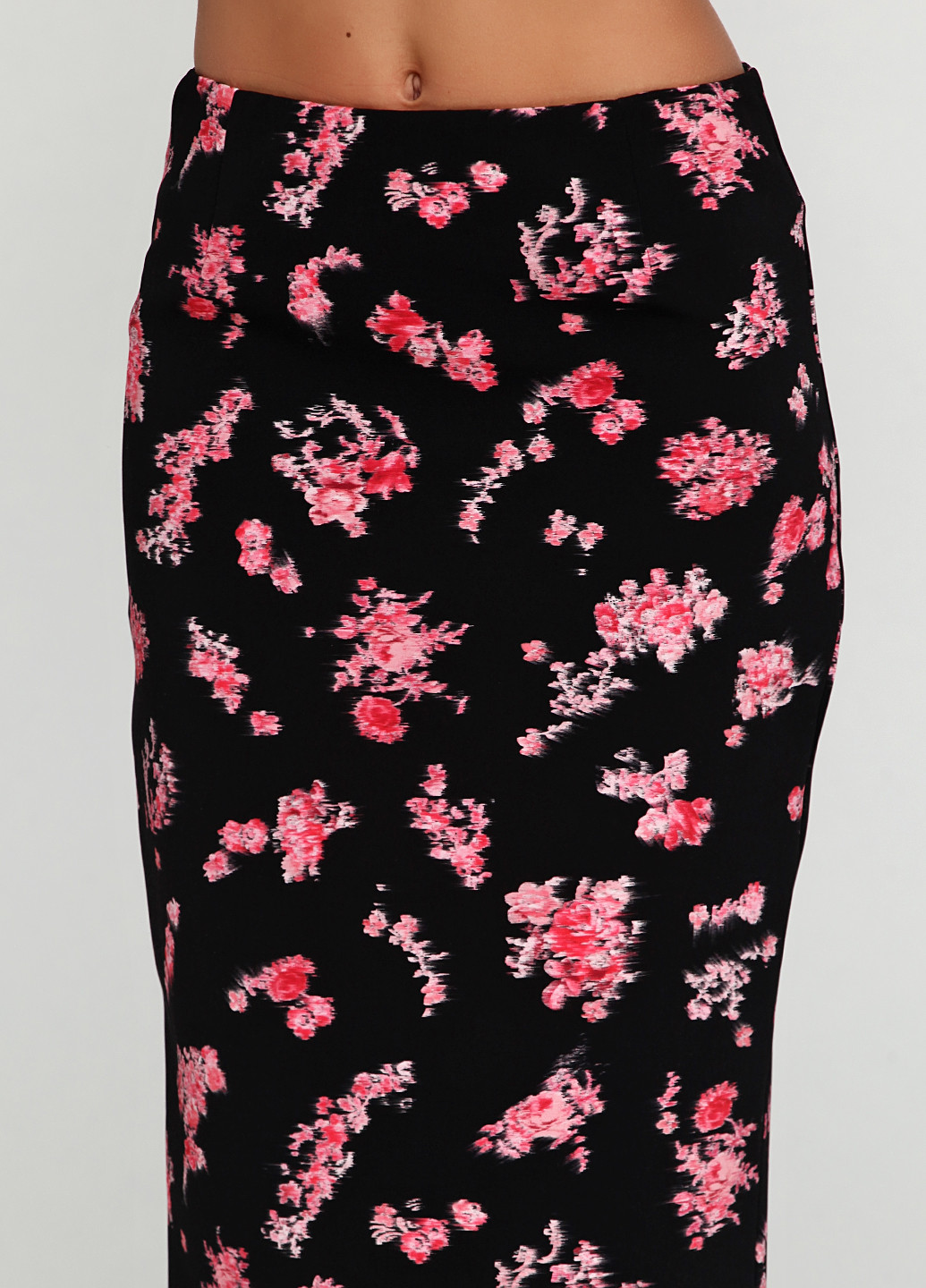 Черная кэжуал цветочной расцветки юбка Pinko