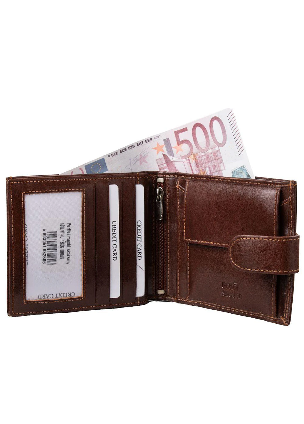 Мужское кожаное портмоне 12х10х3 см DNK Leather (232989399)