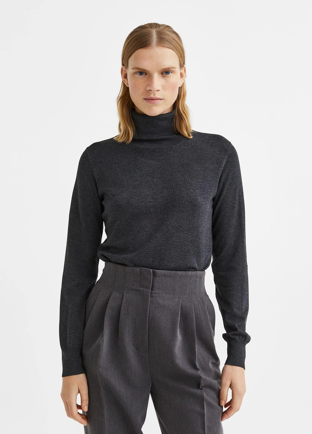 Гольф,темно-сірий, H&M Basic (255192982)