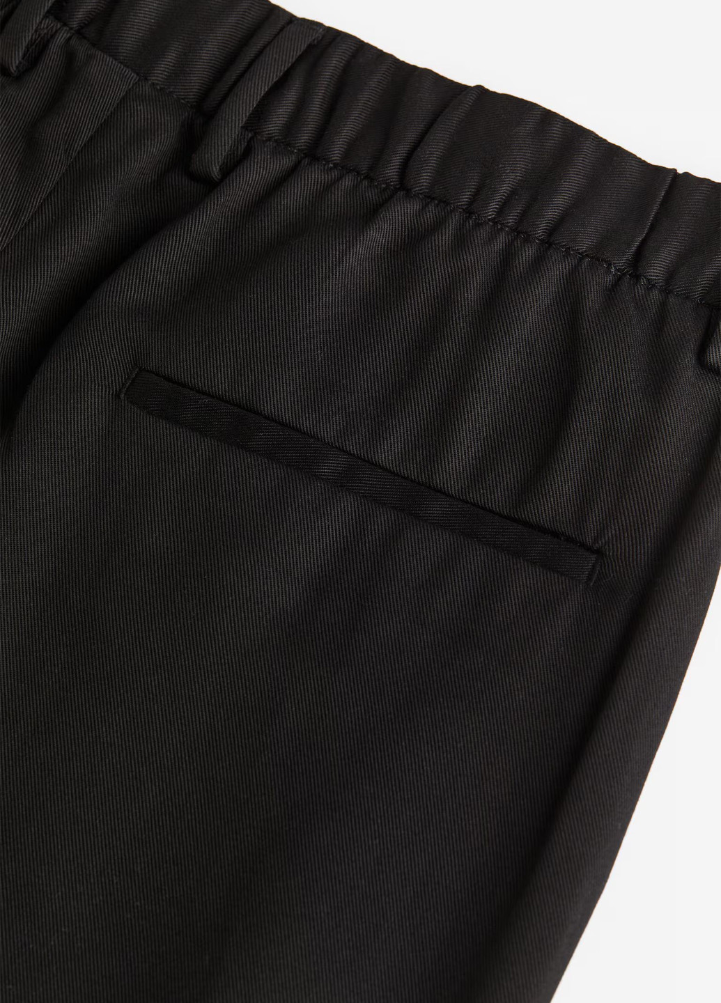 Черные классические демисезонные классические брюки H&M