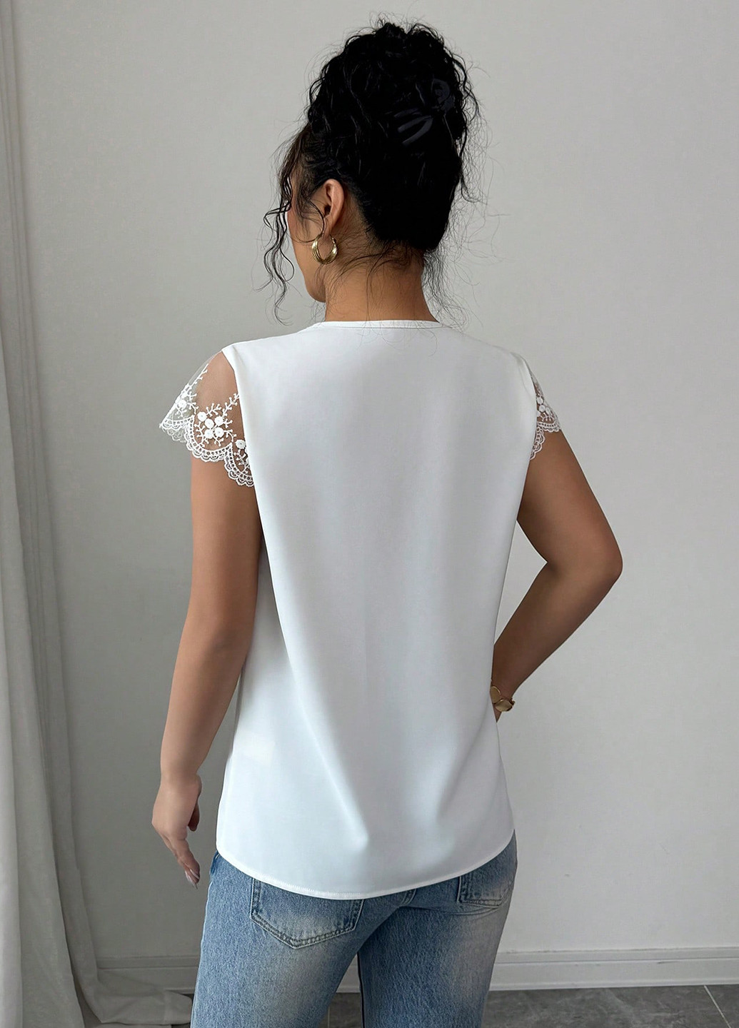 Біла блуза SHEIN