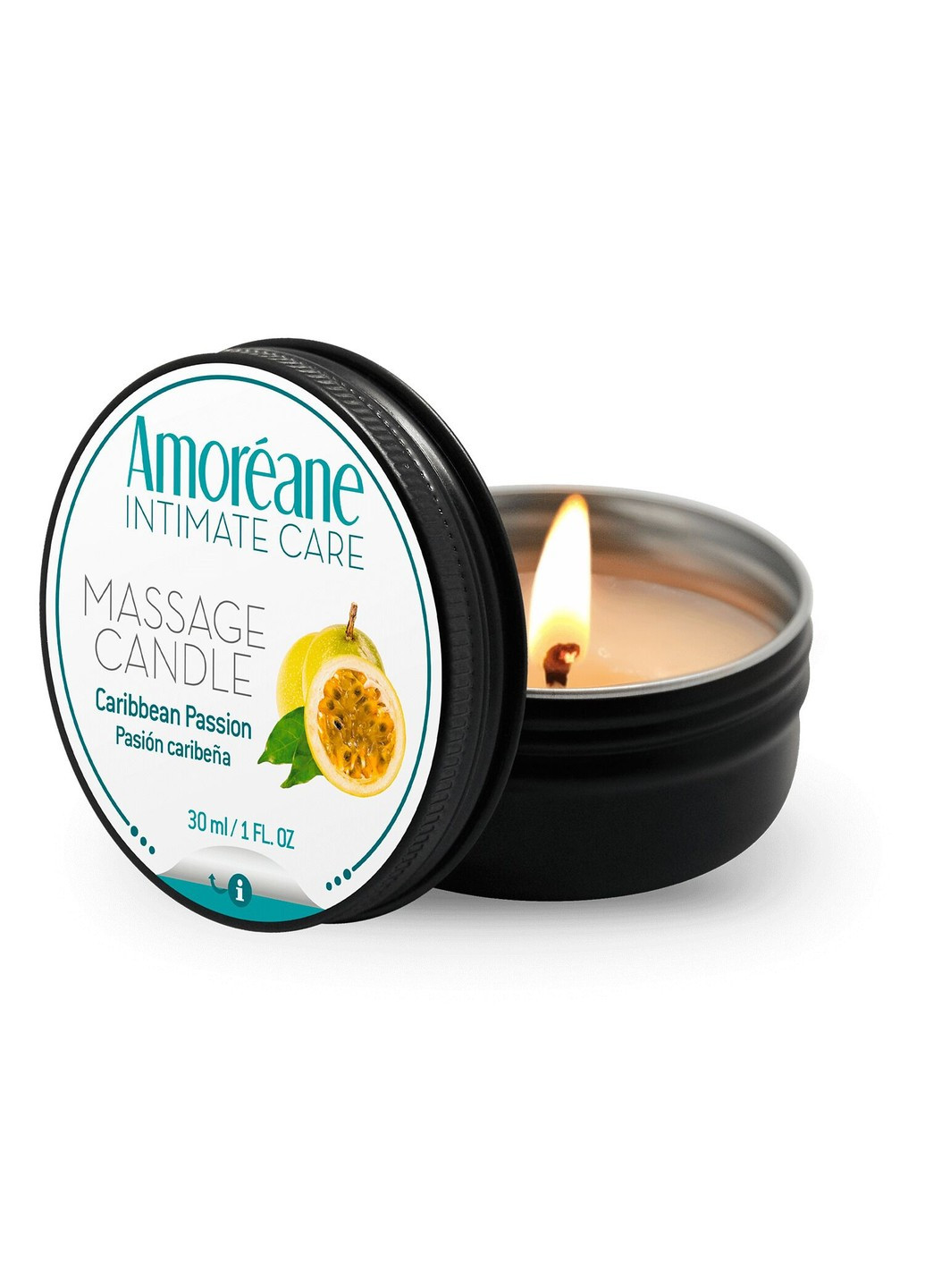 Масажна свічка Caribbean Passion (30 мл) Amoreane (254785146)