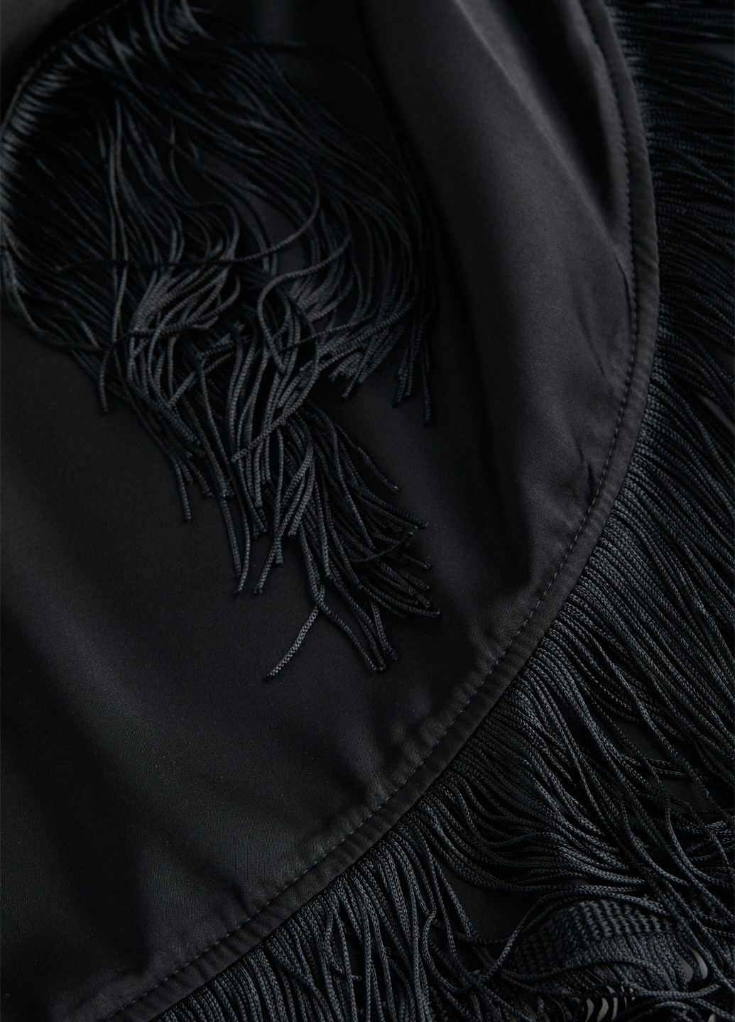 Чорна кежуал сукня на запах H&M однотонна