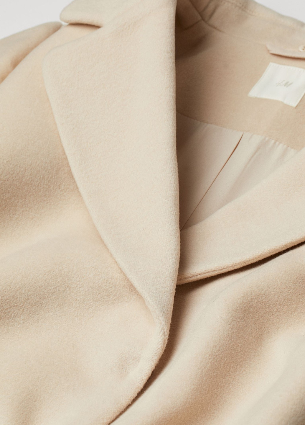 Світло-бежеве демісезонне Пальто H&M