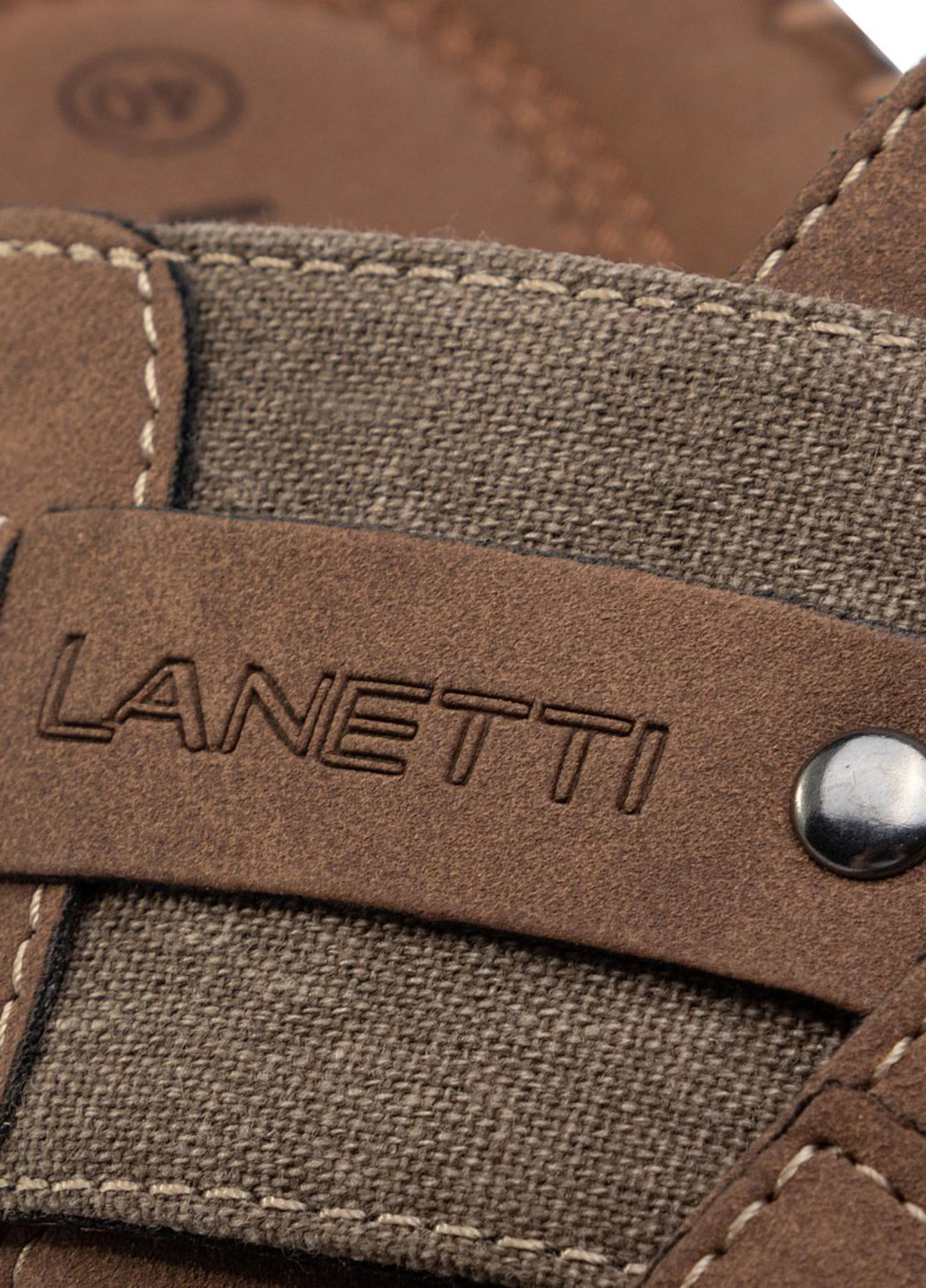 Тапки Lanetti MS17013-3 однотонний коричневий кежуал