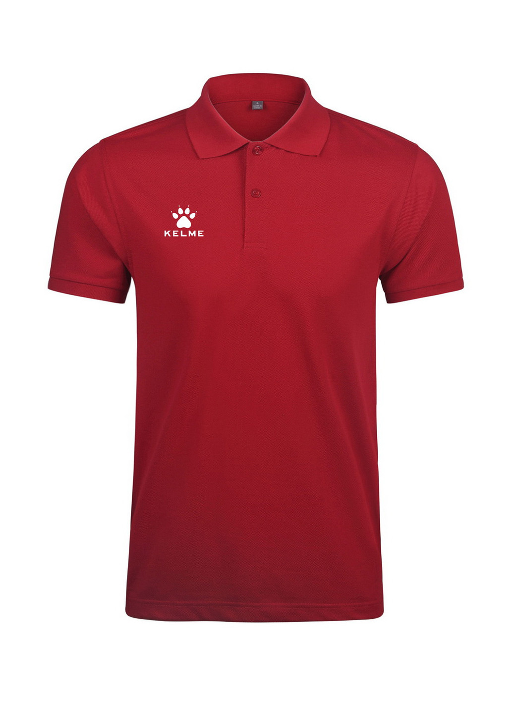 Темно-красная детская футболка-поло Kelme с логотипом
