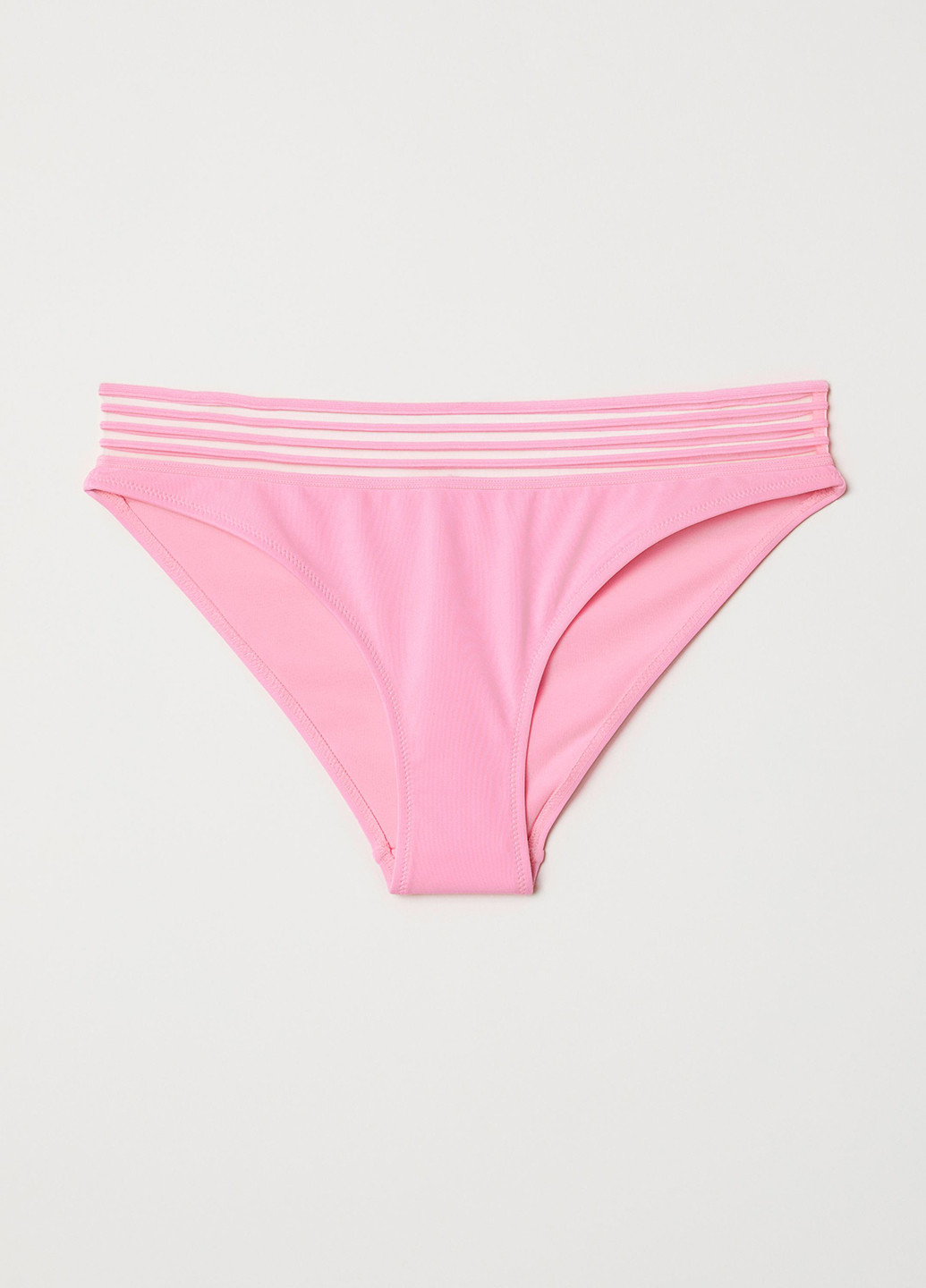 Розовые купальные трусики-плавки однотонные H&M