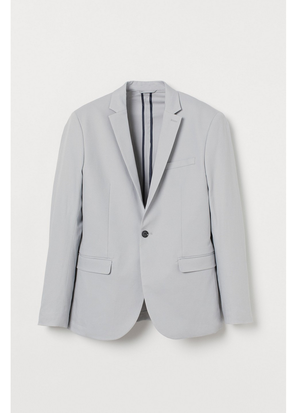 Пиджак H&M серый деловой хлопок