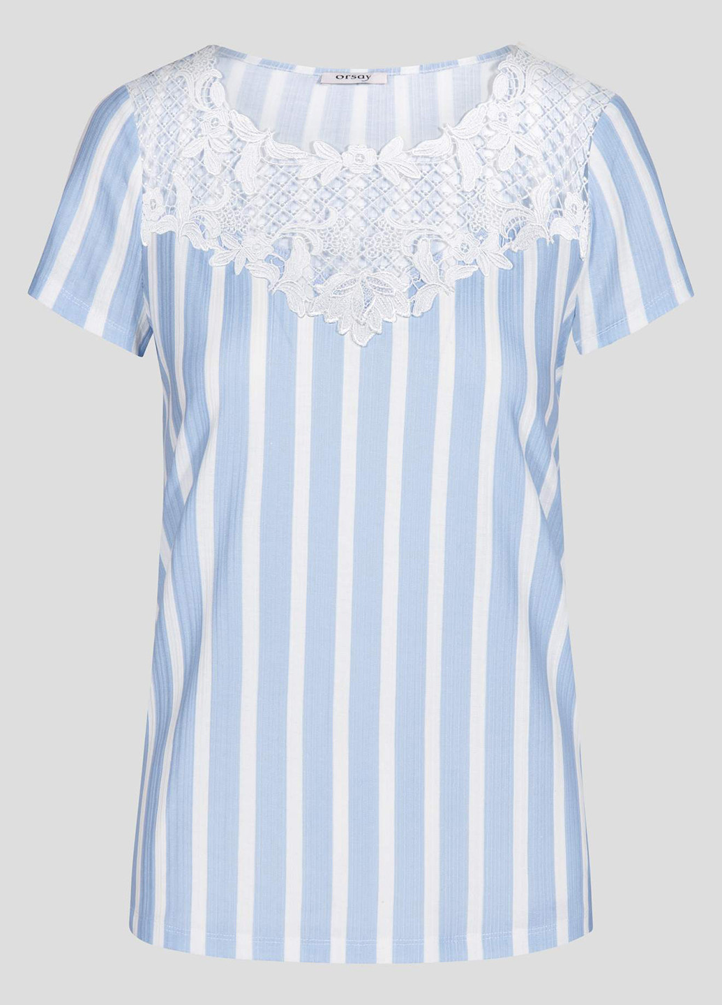 Голубая летняя футболка Orsay