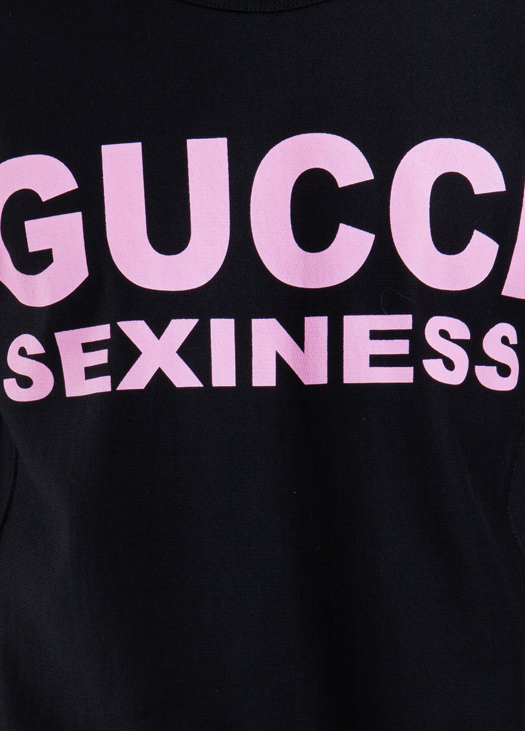 Чорний світшот Sexiness Gucci - крій однотонний чорний кежуал - (251176458)