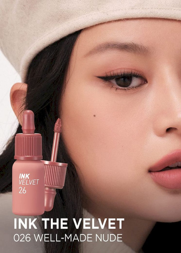 Матовий тінт INK THE VELVET #026 WELL-MADE NUDE для губ, 4г Peripera (256250730)