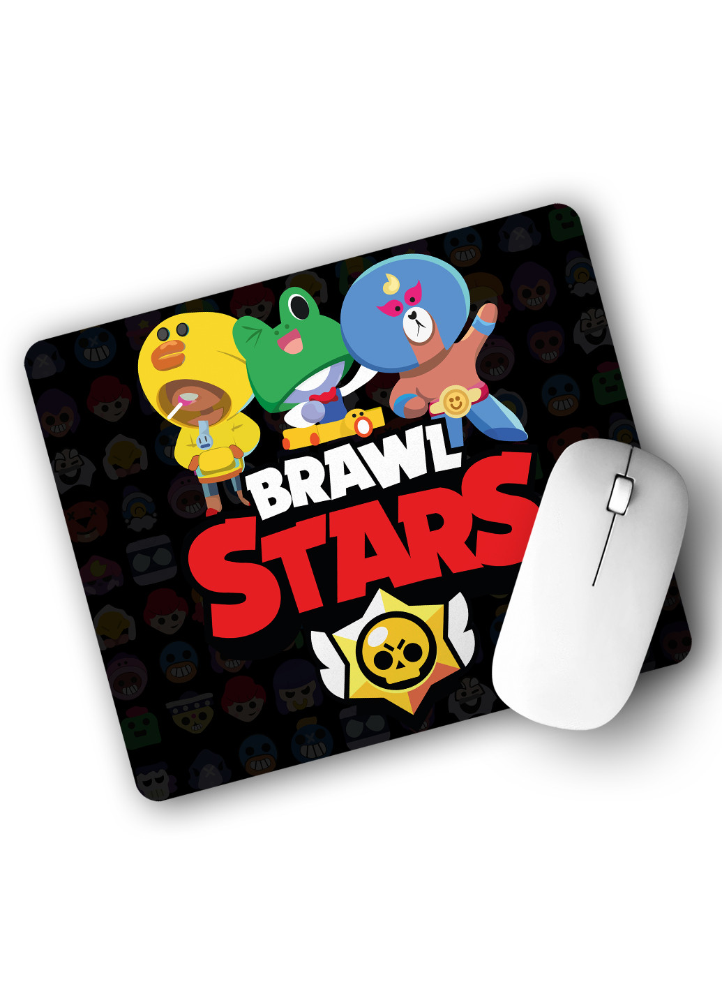 Килимок для мишки Бравл Старс (Brawl Stars) (25108-1027) 22х18 см MobiPrint (222995341)