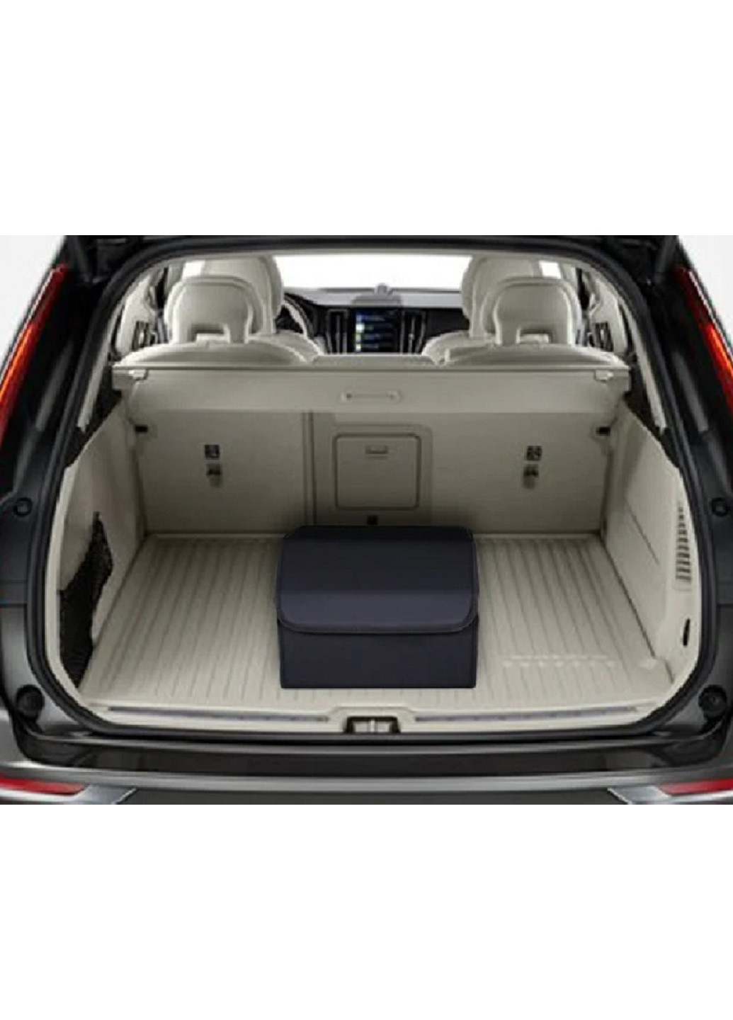 Складний органайзер автомобільний з екошкіри з кришкою сумка в багажник автомобіля авто 40х30х30 см (72656-Нов) Francesco Marconi (252167561)