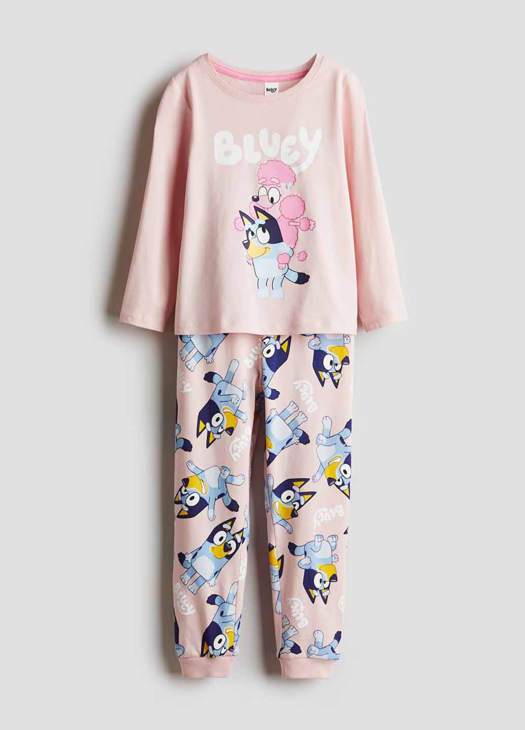 Рожева всесезон піжама (лонгслів, штани) лонгслів + брюки H&M