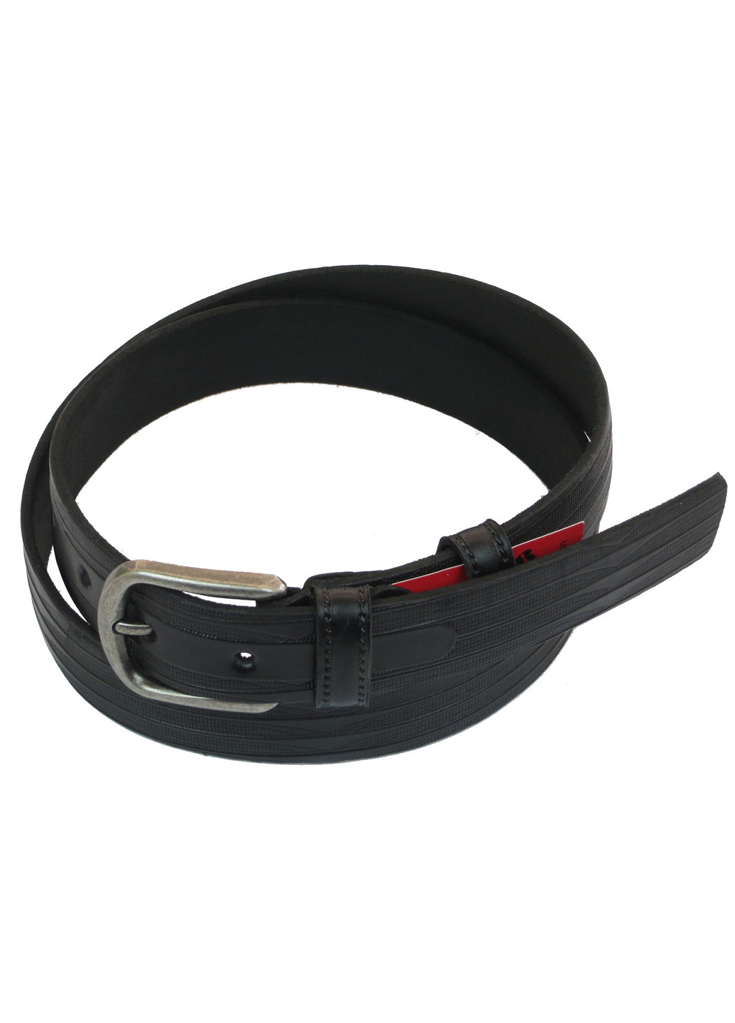 Чоловічий шкіряний ремінь 118-138х3,5 см Skipper (252412249)