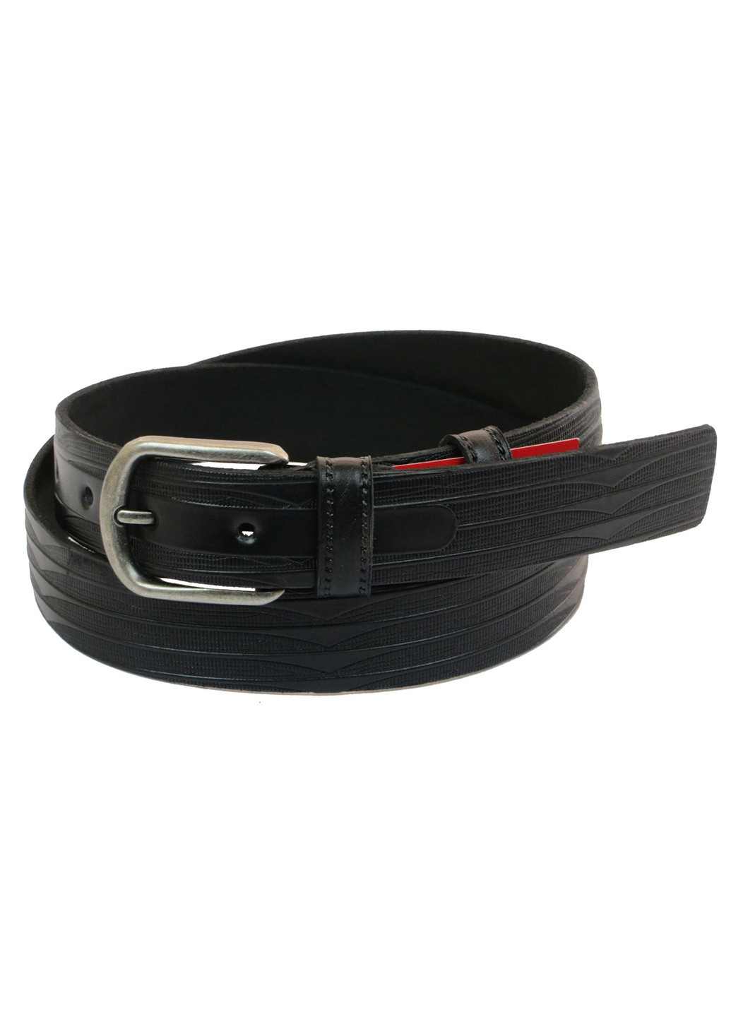 Чоловічий шкіряний ремінь 118-138х3,5 см Skipper (252412249)