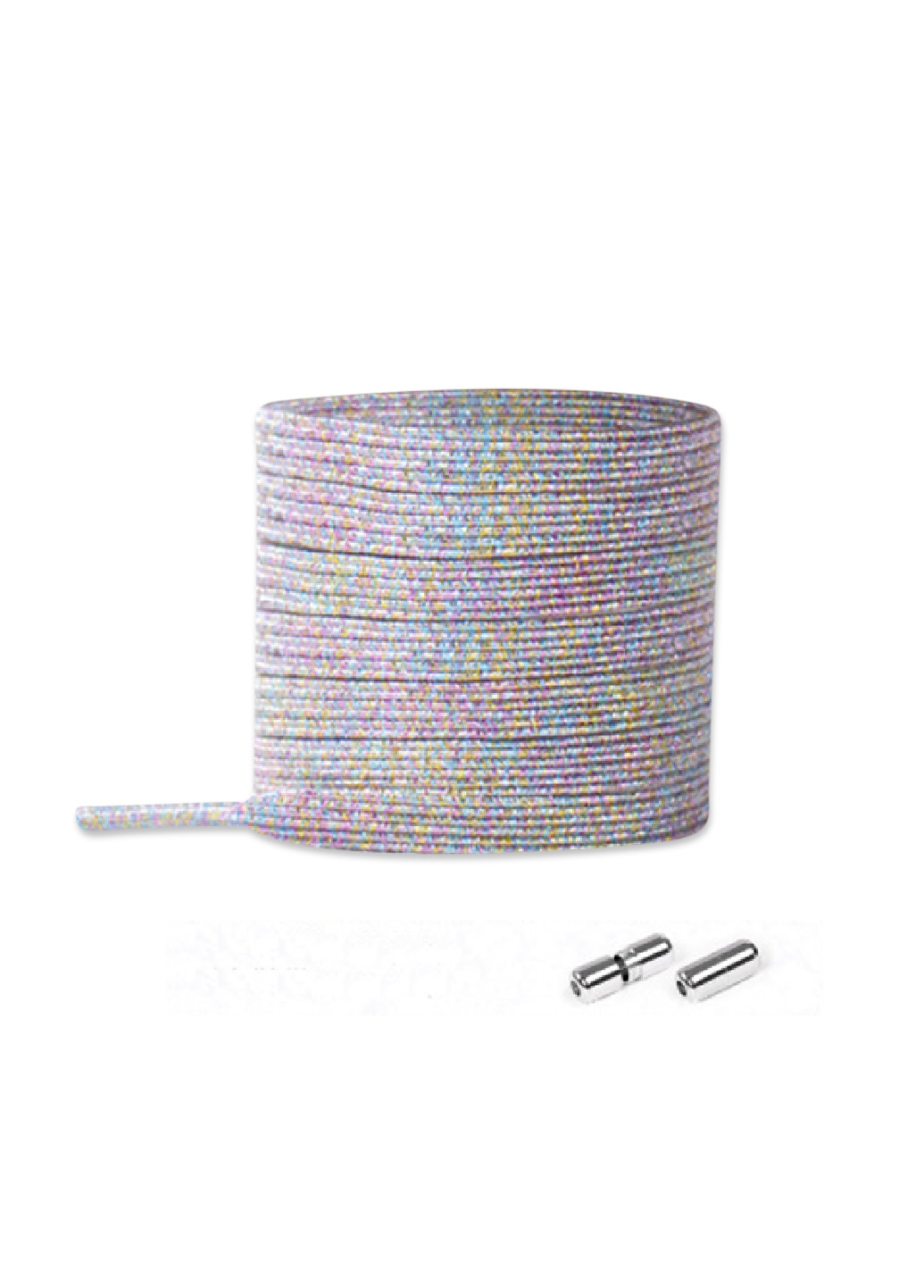 Цветные эластичные шнурки-резинки с фиксатором закруткой, 100 см, цвет №115 No Brand (254584265)