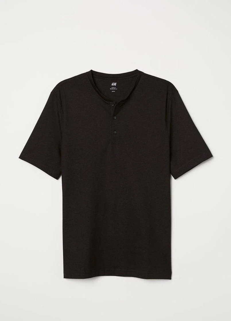 Черная футболка H&M