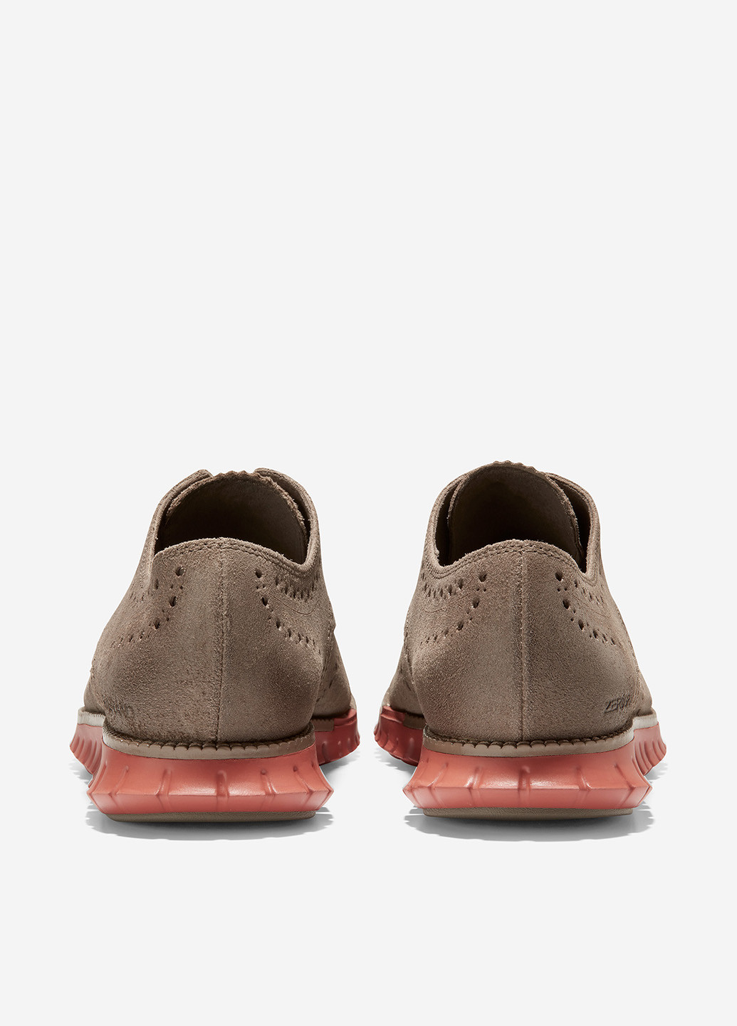Серо-коричневые кэжуал туфли Cole Haan на шнурках