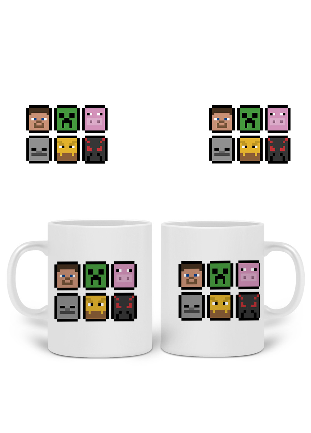 Кружка Майнкрафт (Minecraft) 330 мл Чашка Керамическая (20259-1173) MobiPrint (219774876)