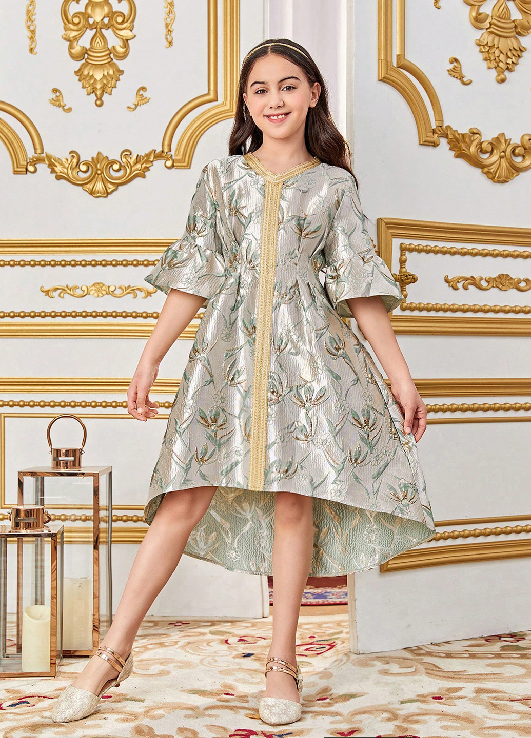 Комбинированное платье SHEIN (316734189)