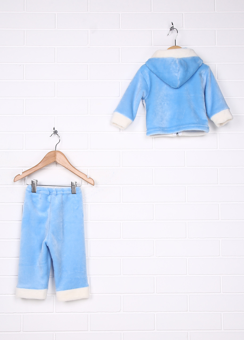 Блакитний демісезонний костюм (кофта, штани) з довгим рукавом Baby Art