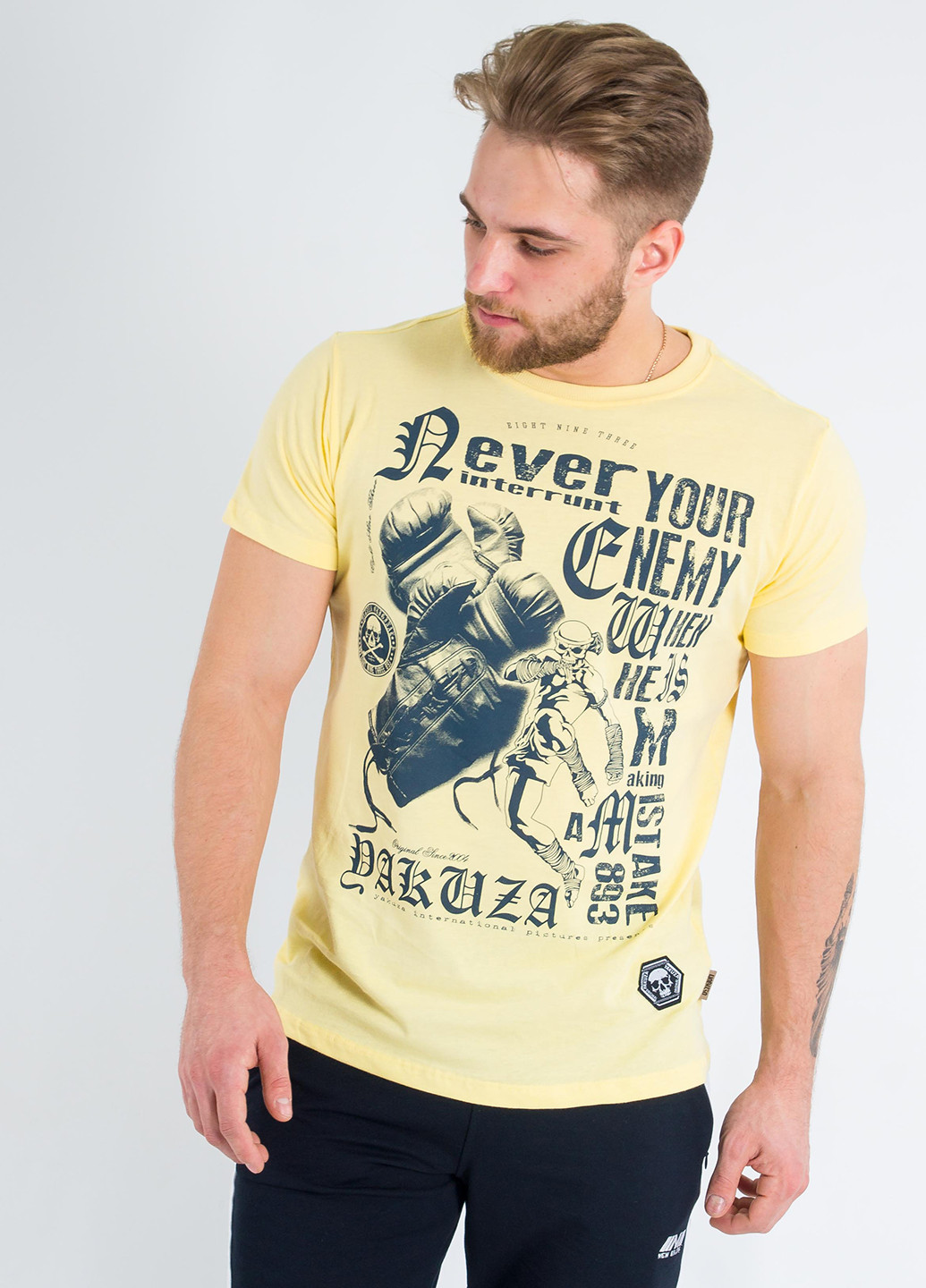 Желтая футболка Yakuza