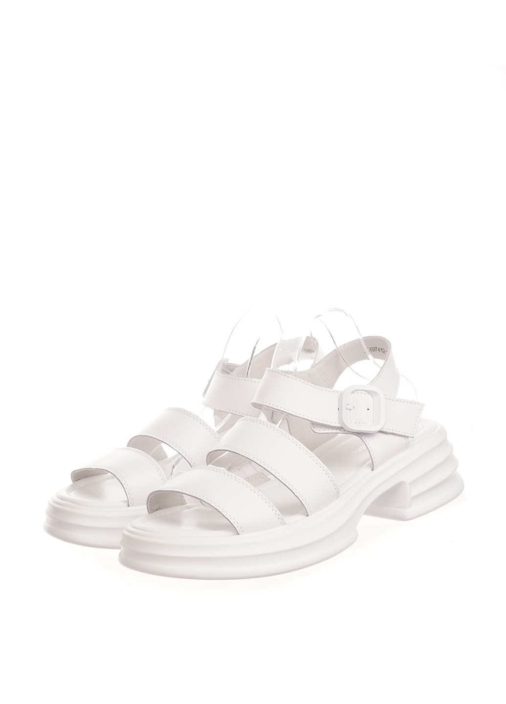 Белые босоножки Zojas Shoes с ремешком