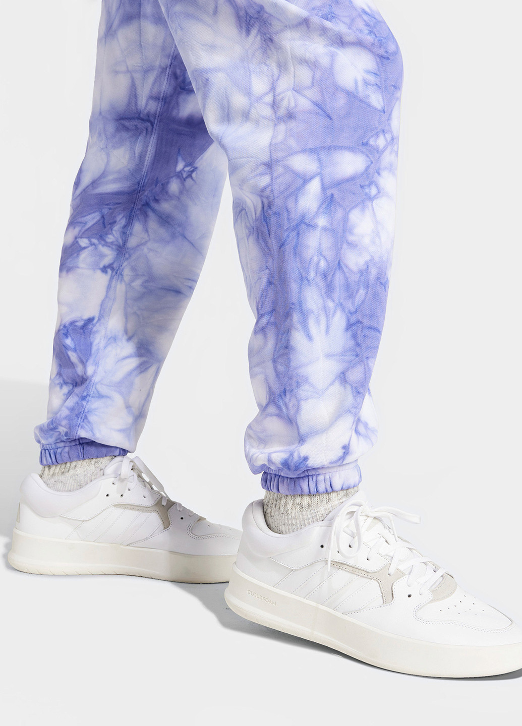 Сиреневые спортивные демисезонные джоггеры брюки adidas