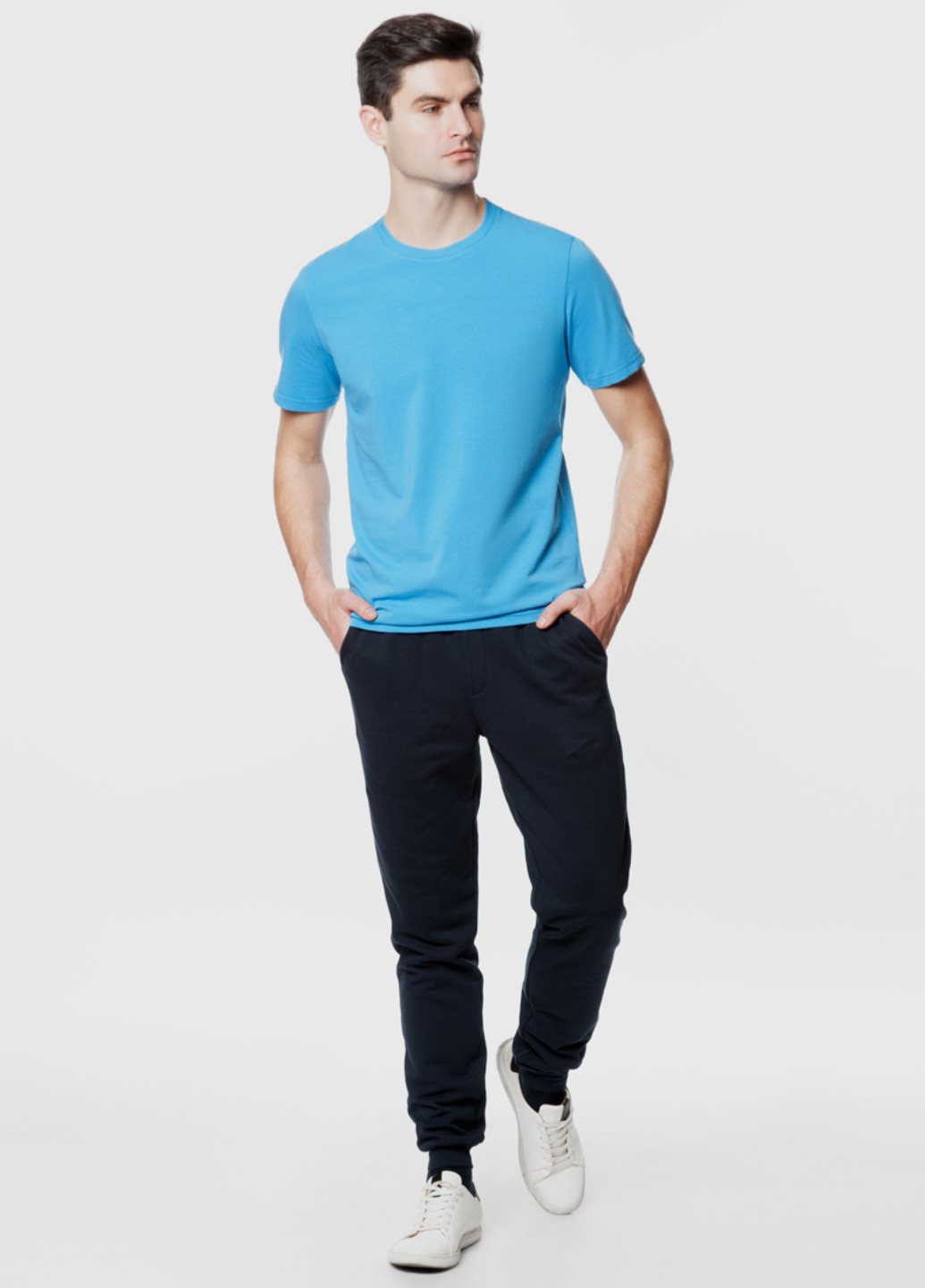 Синя футболка чоловіча Arber T-SHIRT FF10