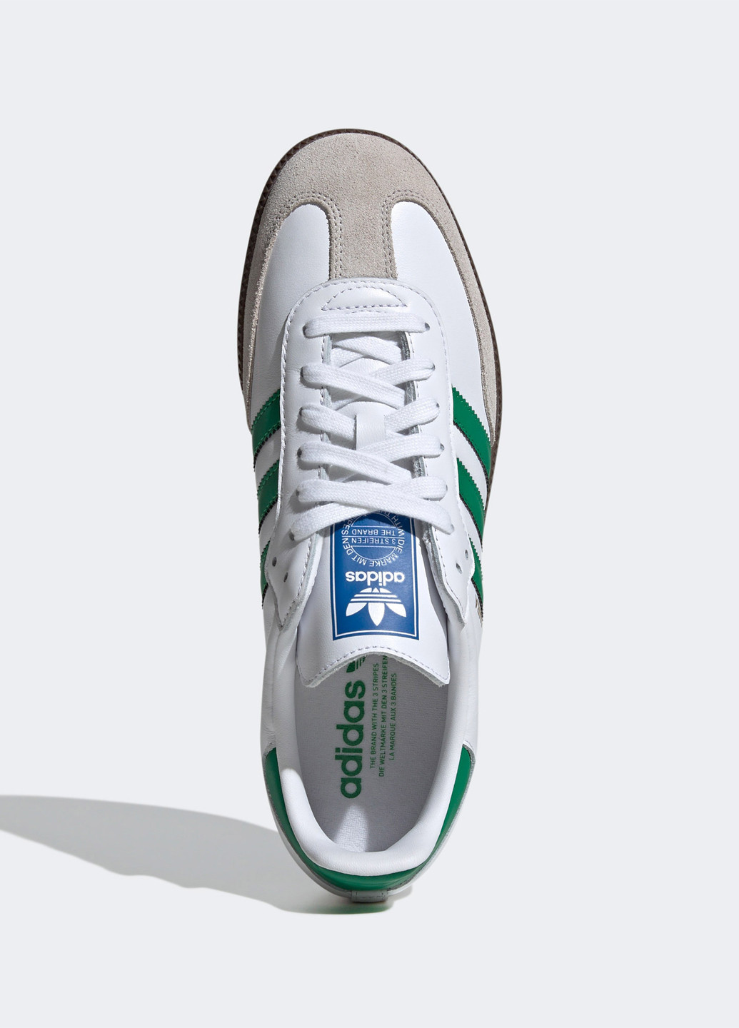 Белые летние кроссовки adidas SAMBA OG