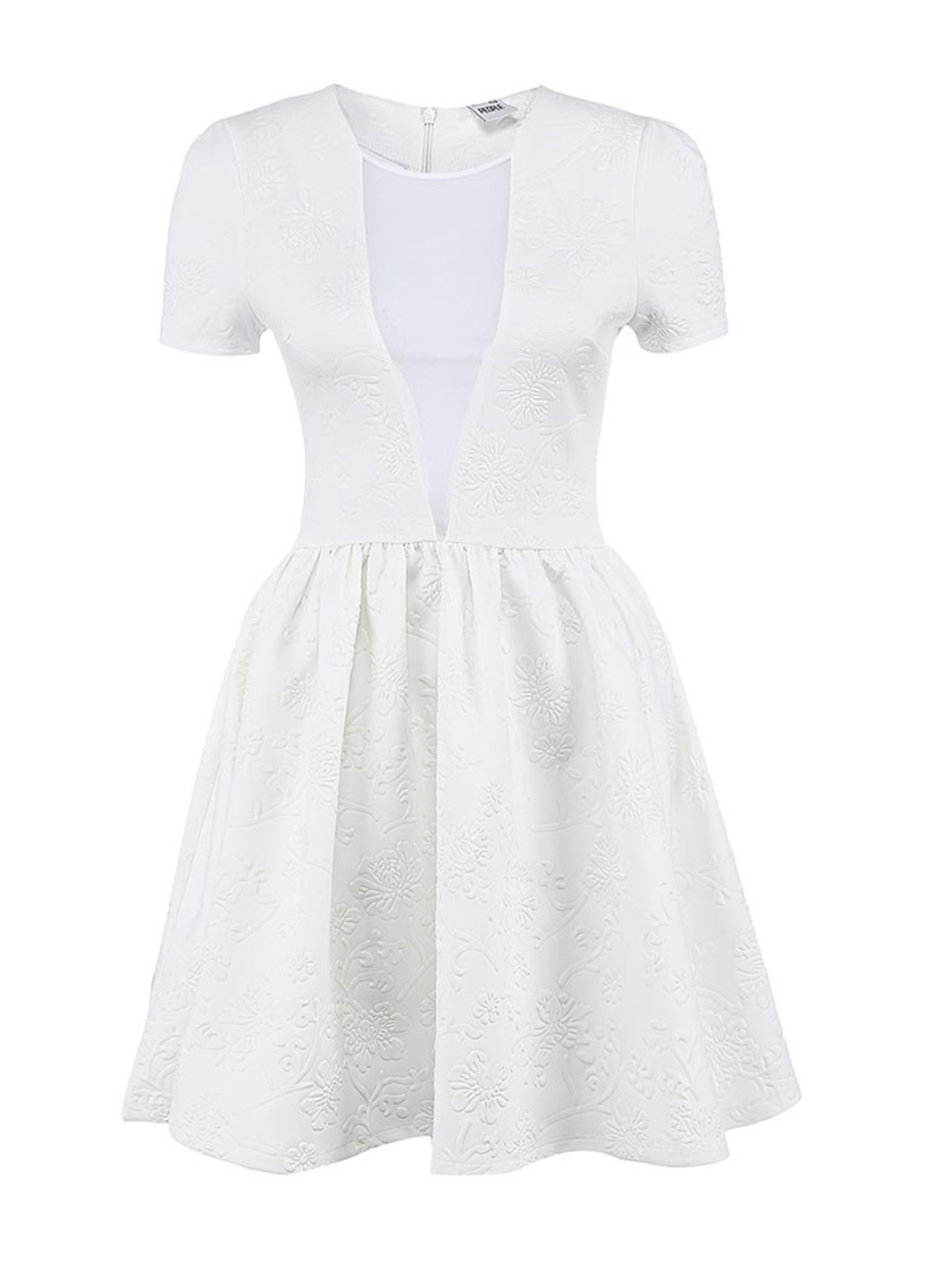 Білий кежуал сукня People однотонна