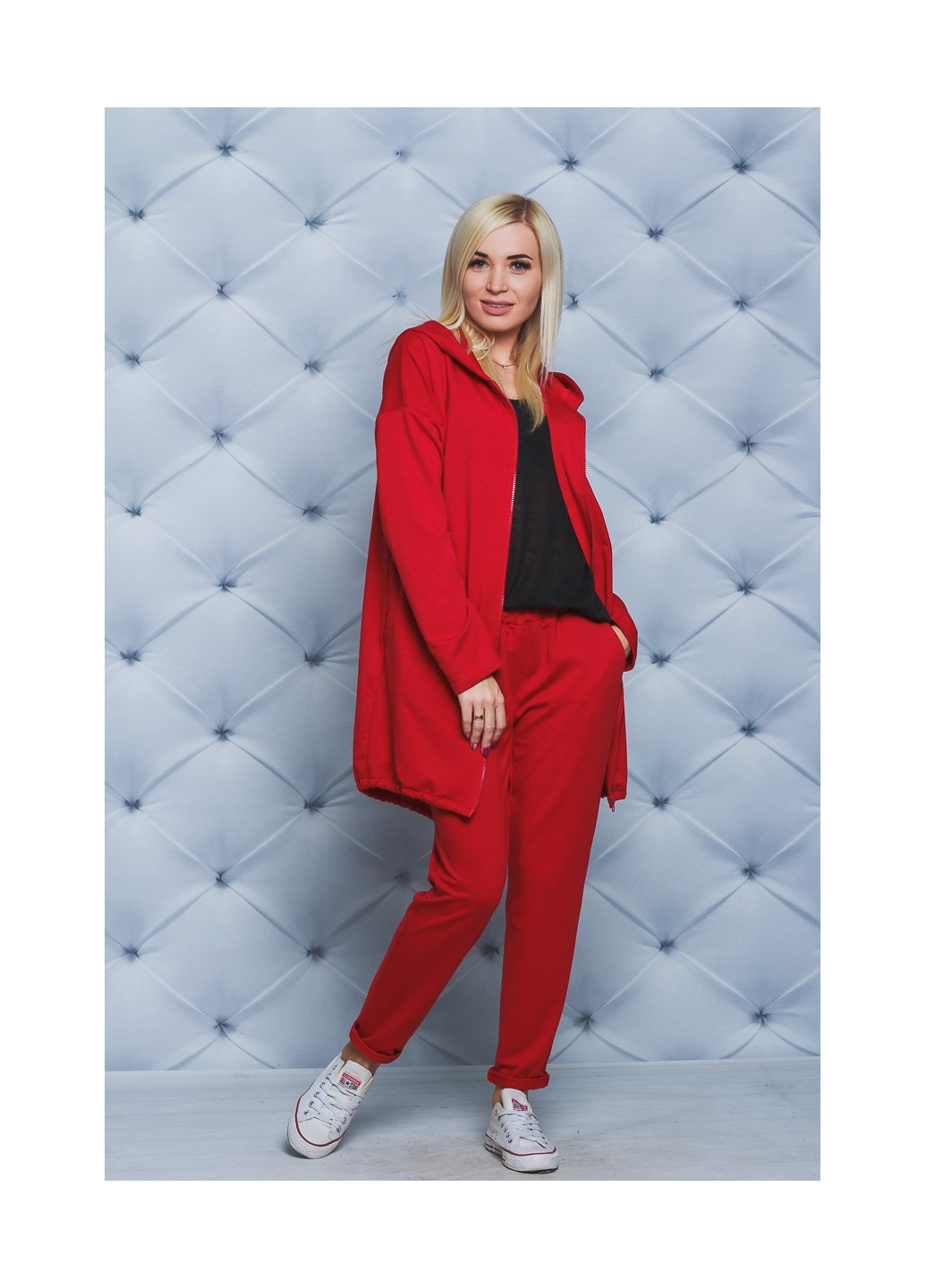 Спортивний костюм 02009/1 58 Червоний Versal (223357232)