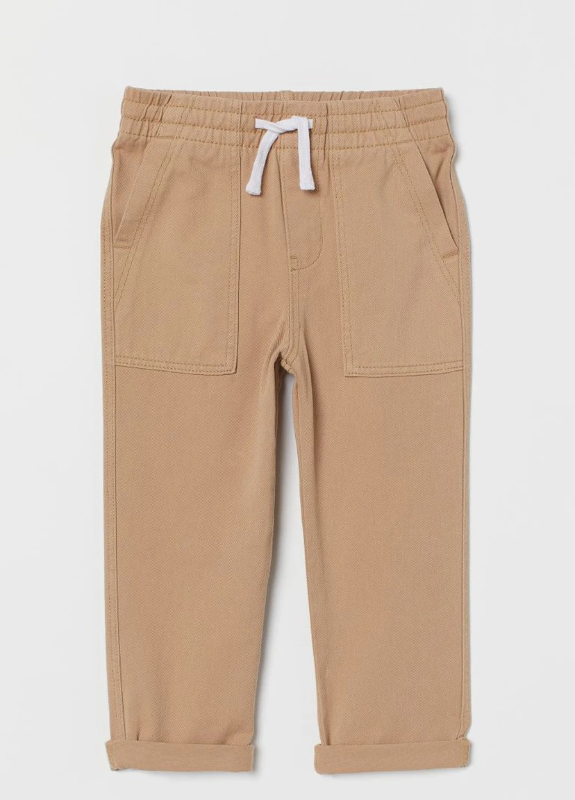 Твіловие штани без застібок H&M (221786758)