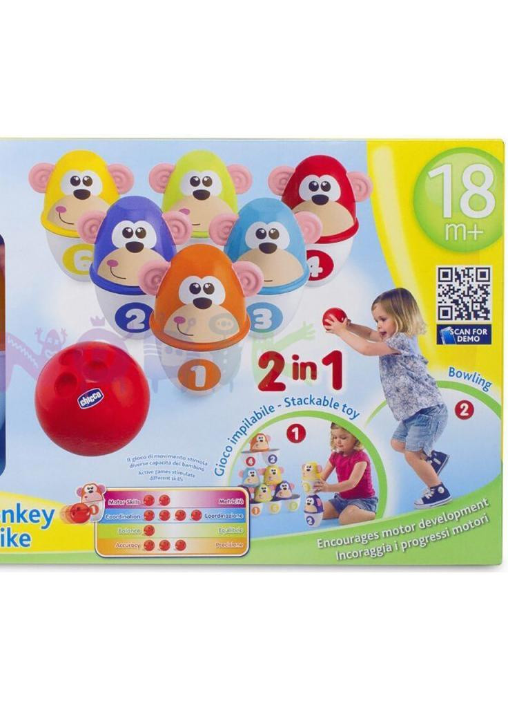 Розвиваюча іграшка Страйк мавпи (05228.00) Chicco страйк обезьяны (203968687)