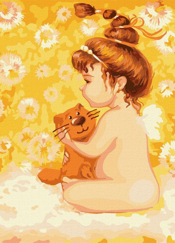 Картина за номерами. Малятко ©Katya Dudnik. 30х30см. KHO2385. Ідейка Идейка (253484217)