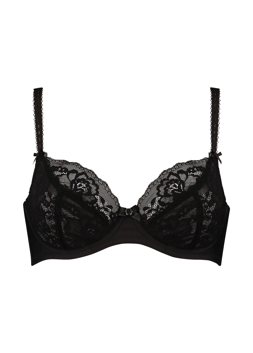 Чёрный корбей бюстгальтер Hunkemoller с косточками полиамид