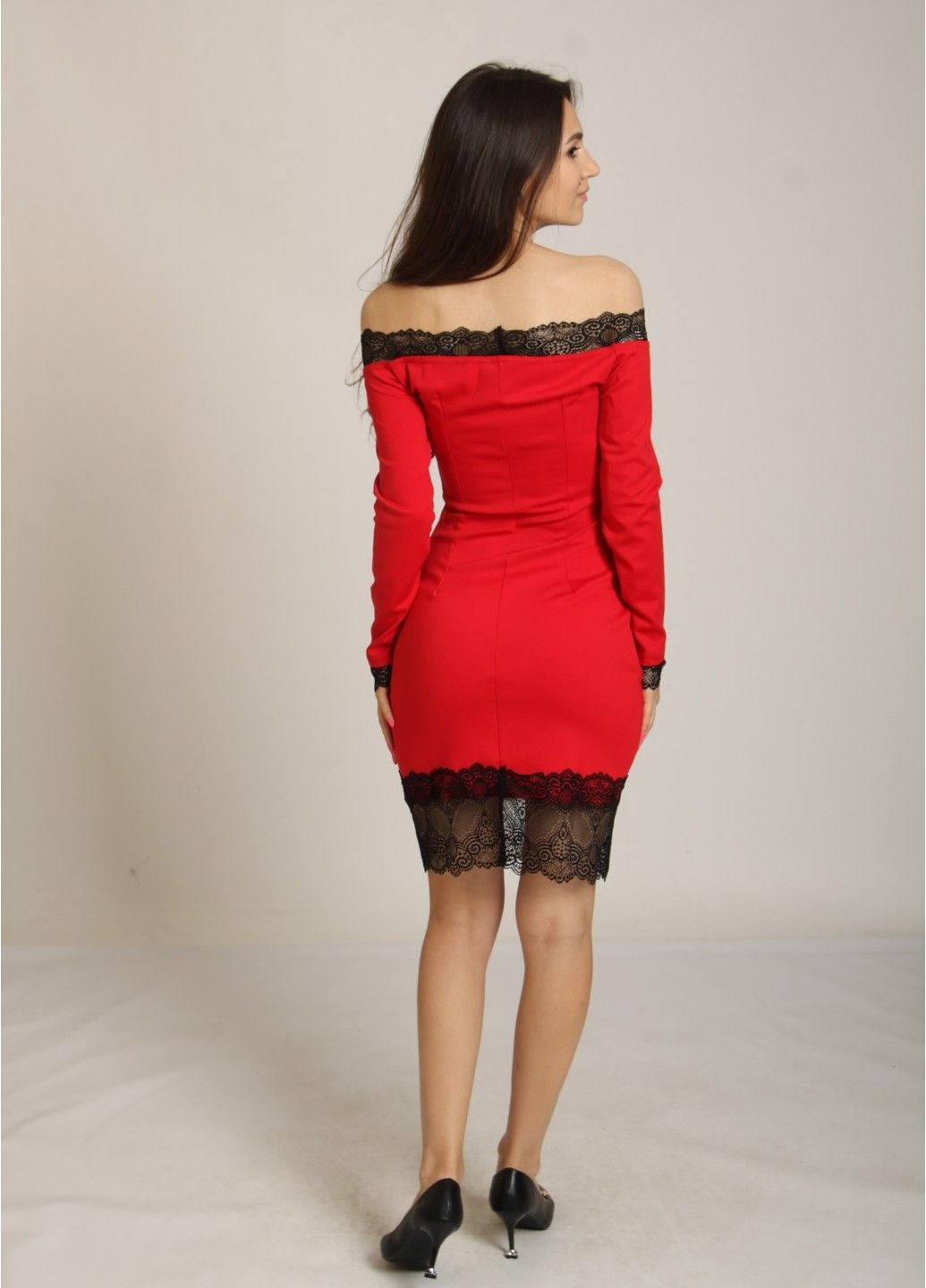 Красное деловое платье Mtp