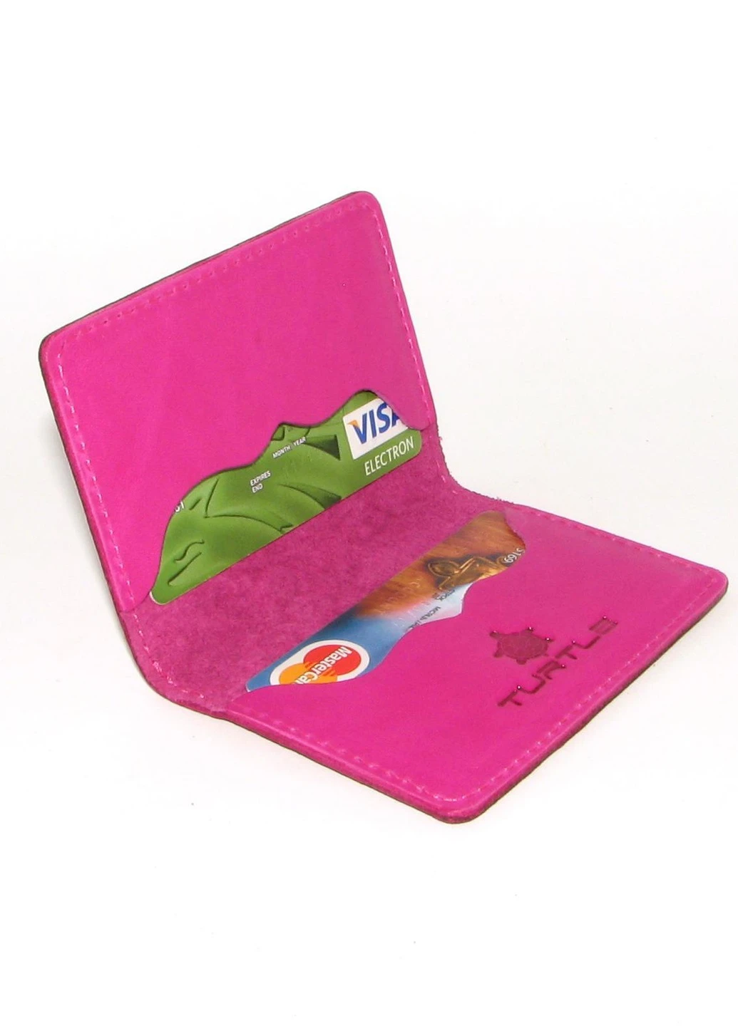 Визитница книжечка (обложка для id паспорта) G9406Pink Turtle (253932900)