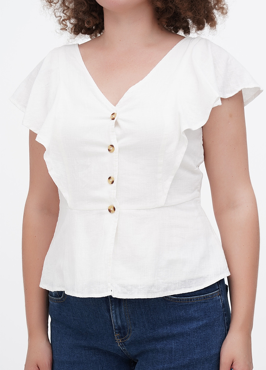 Молочна літня блуза Linea Tesini