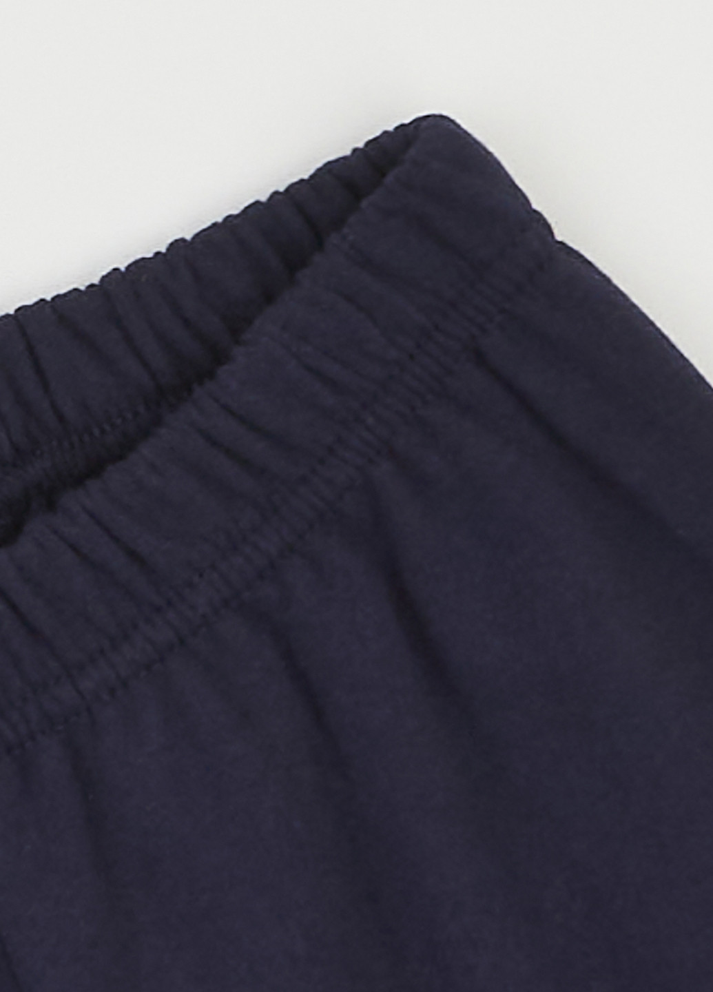 Синяя зимняя пижама (лонгслив, брюки) Фламинго